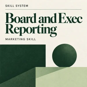Board and Exec Reporting — editorial cover