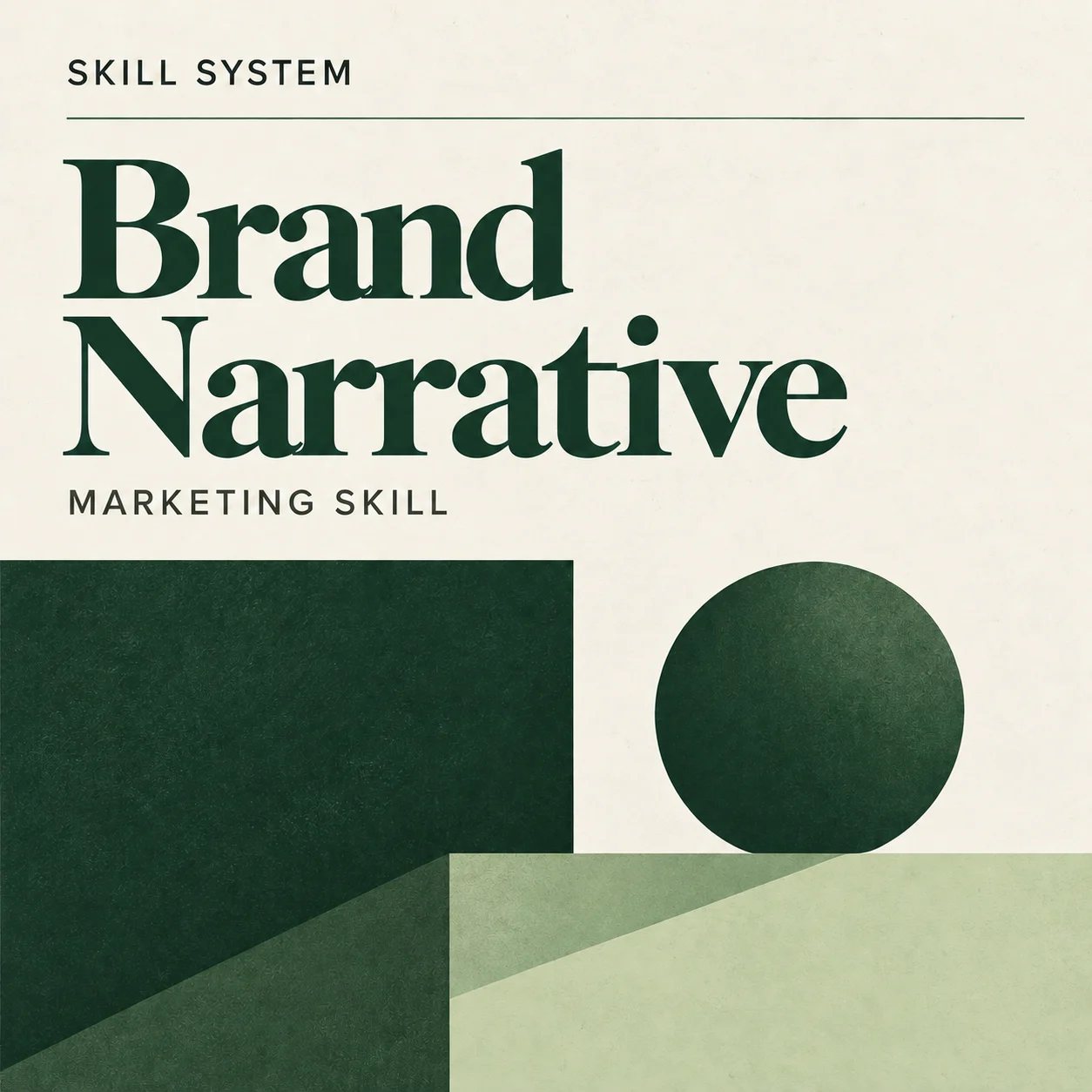 Brand Narrative — editorial cover