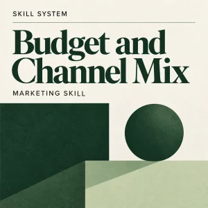 Budget and Channel Mix — editorial cover