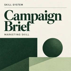Campaign Brief — editorial cover