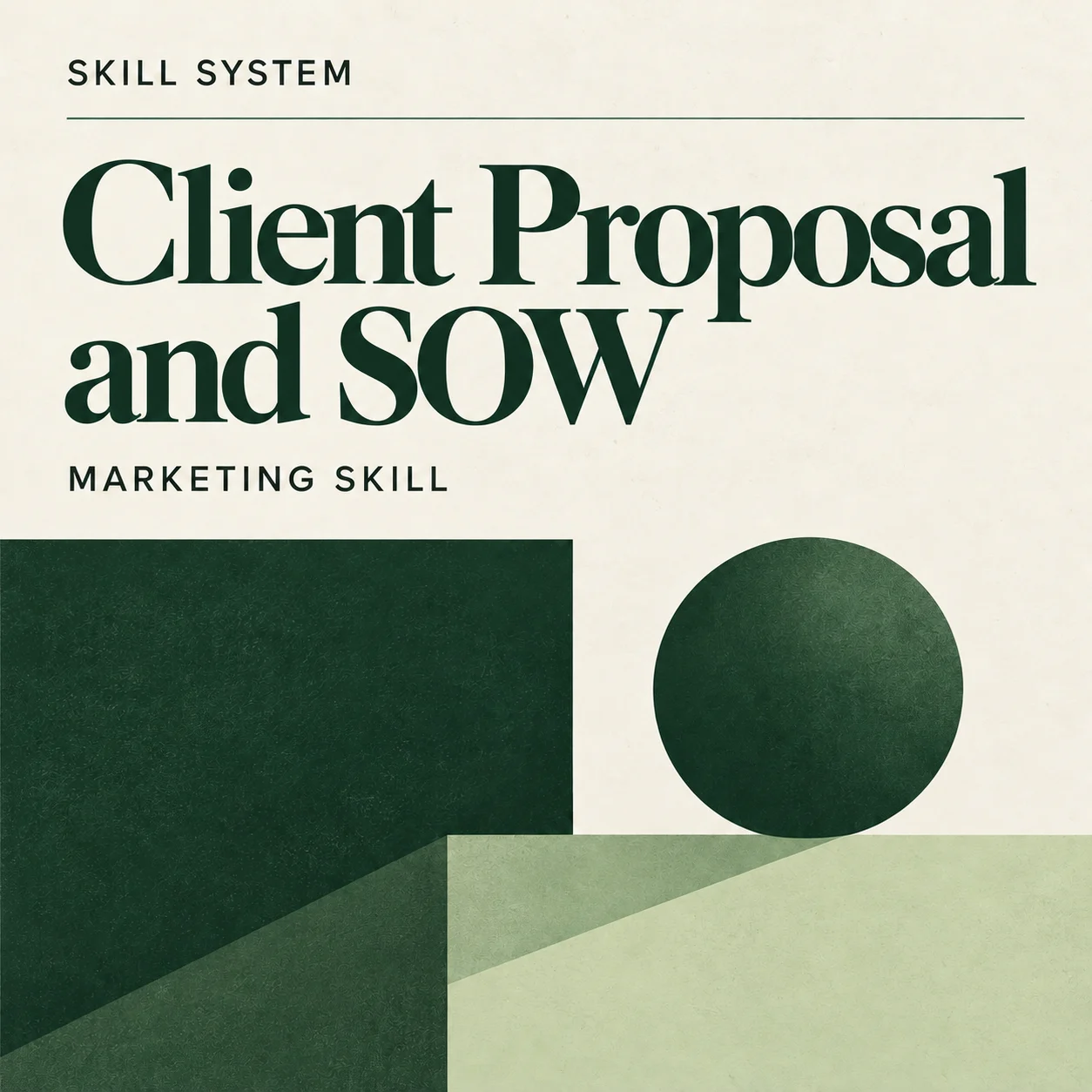Client Proposal and SOW — editorial cover
