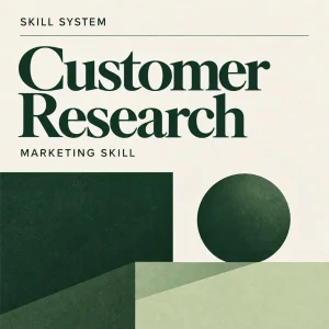 AI Customer Research Skill for Marketers