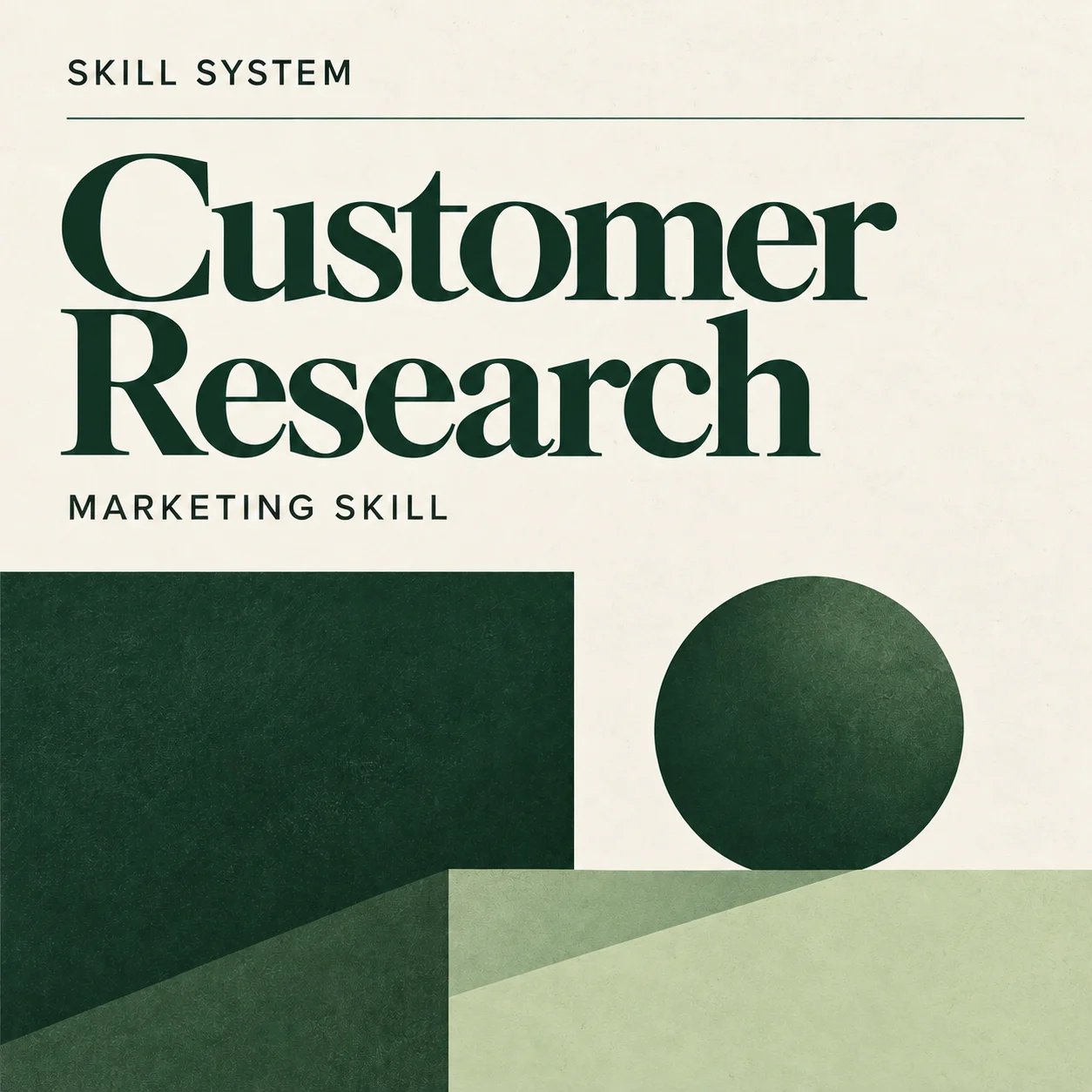 Customer Research — editorial cover