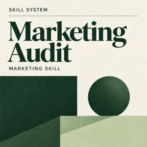 Marketing Audit — editorial cover