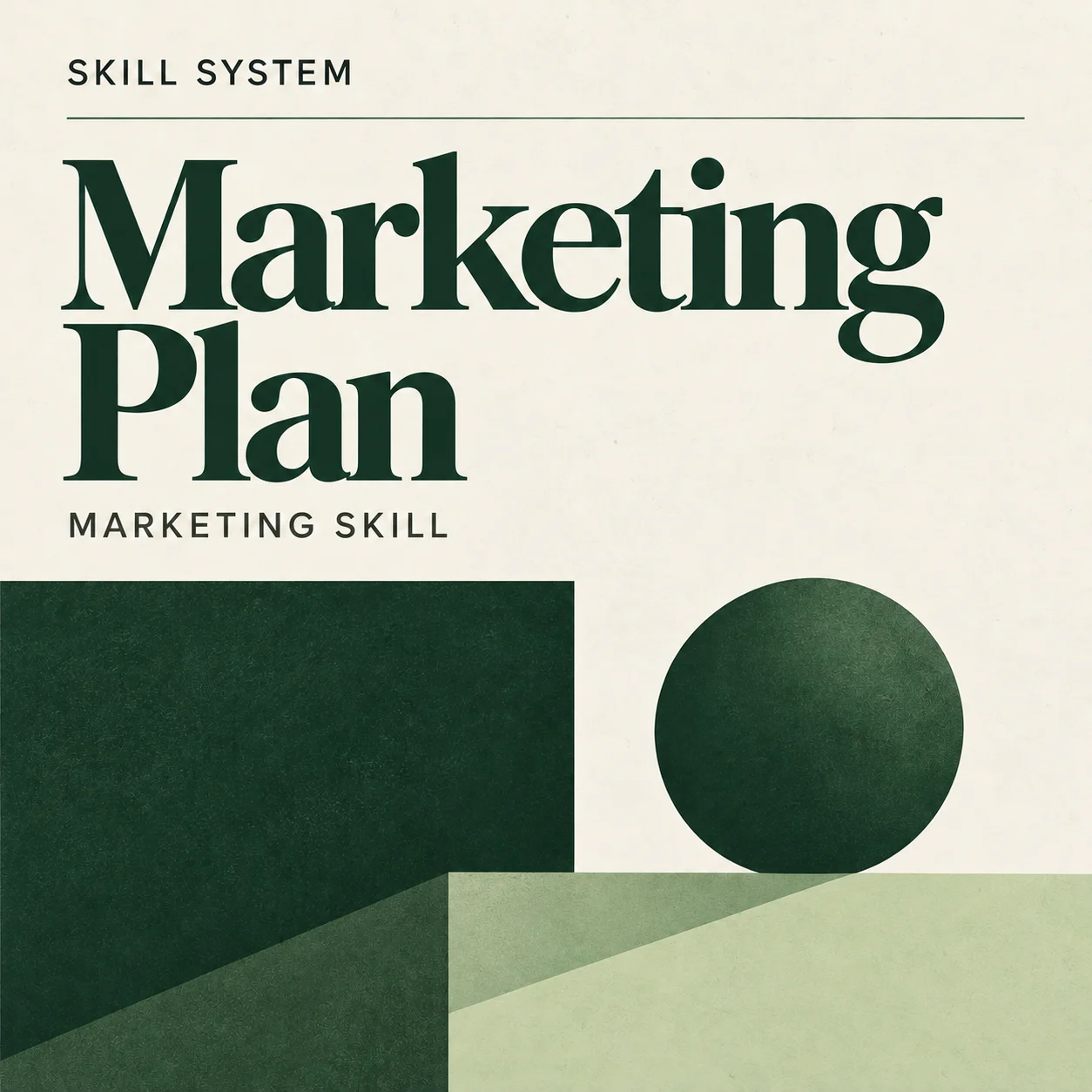 Marketing Plan — editorial cover