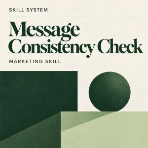 Message Consistency Check — editorial cover