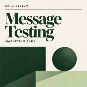 Message Testing — editorial cover