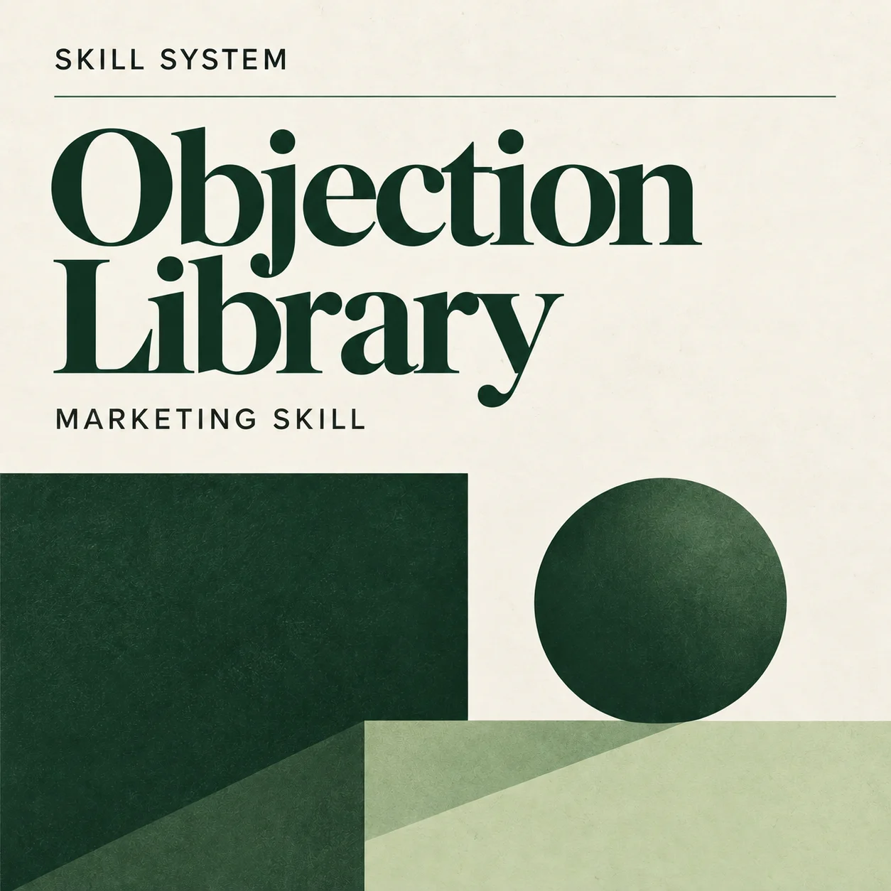 Objection Library — editorial cover