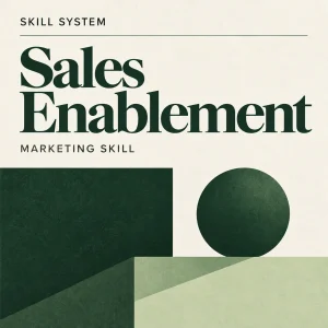 AI Sales Enablement Skill for Marketers
