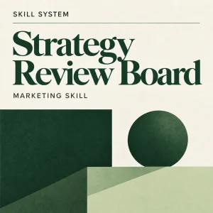 Strategy Review Board — editorial cover
