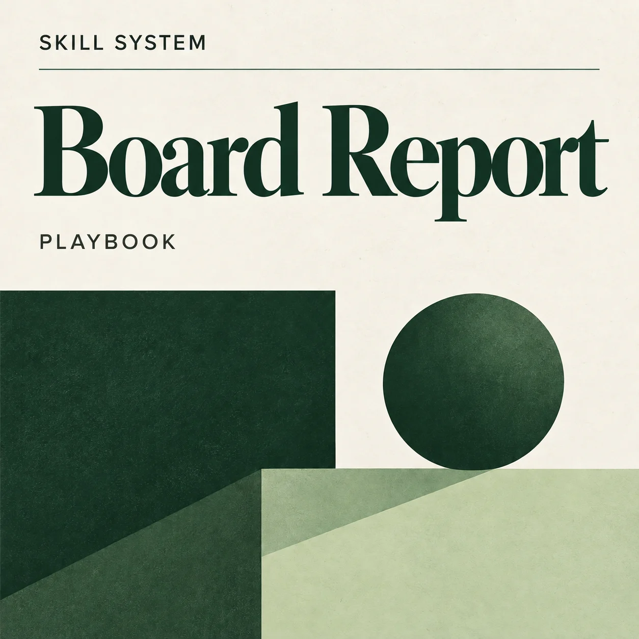 Board Report — editorial cover