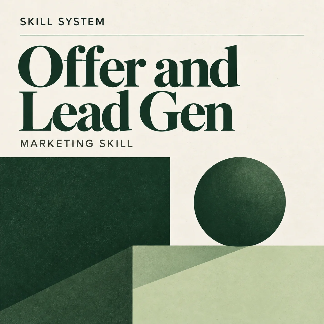 Offer and Lead Gen — editorial cover