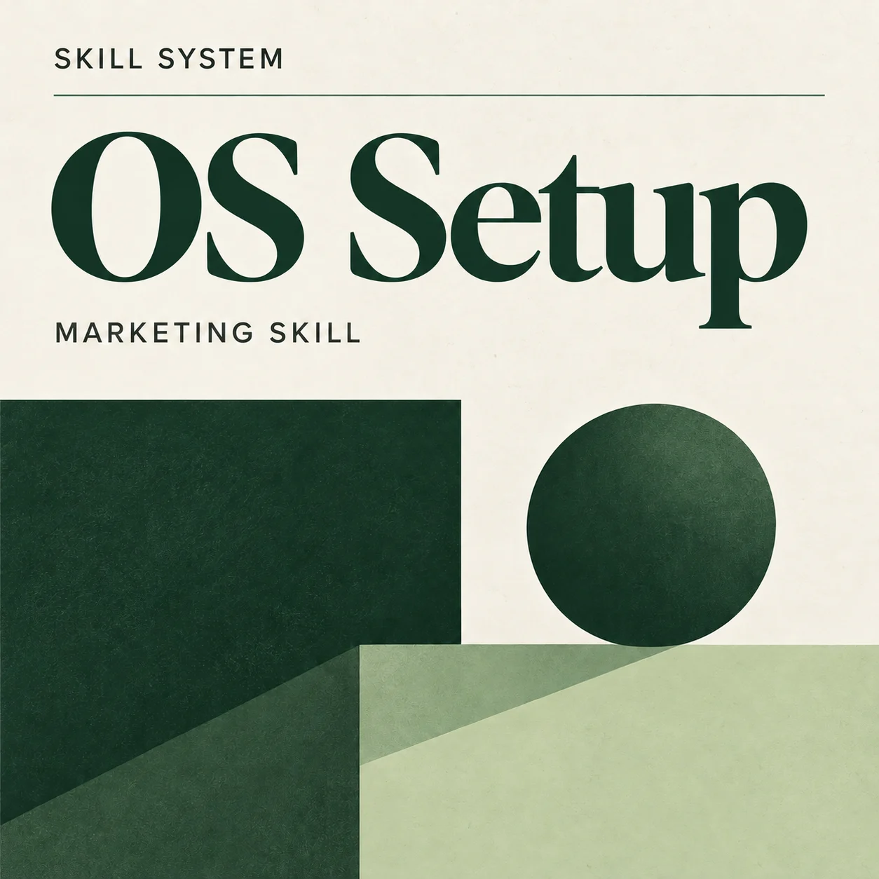OS Setup — editorial cover