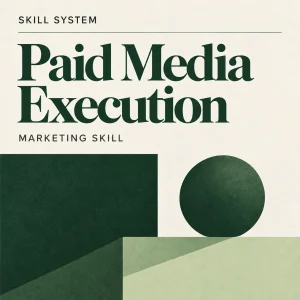 Paid Media Execution — editorial cover